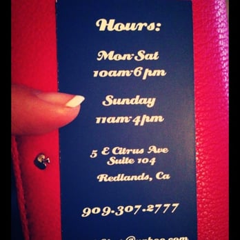 kith kissui - Back of their business card - Women's Clothing Near Me - Redlands, California