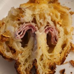 Market Hall Bakery - Fra'Mani, a ham & gruyere cheese croissant $6.50