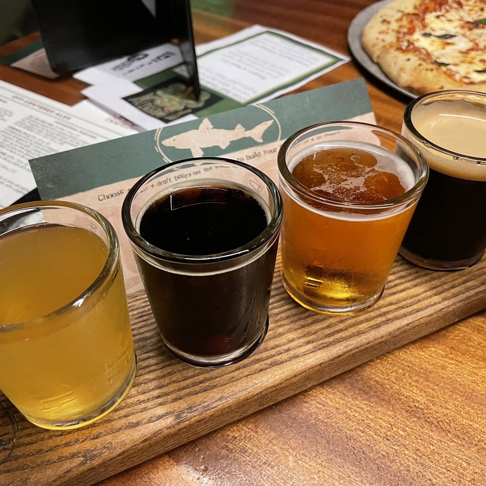 Dogfish Head Brewings & Eats - Flights of beer! - American Near Me - Rehoboth Beach, Delaware Dogfish Head Brewings & Eats - Flights of beer! - American Near Me - Rehoboth Beach, Delaware