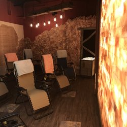 Adirondack Salt Cave - Local craftspeople incorporated local, regional, and reclaimed materials into the design.