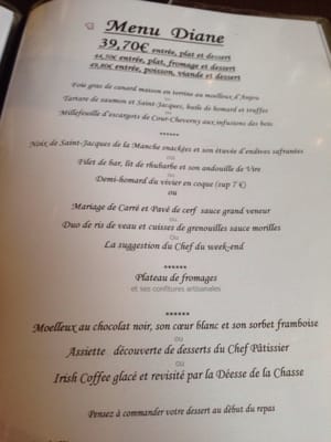 Menu photo 2 Au Relais d'Artémis Bracieux, 41