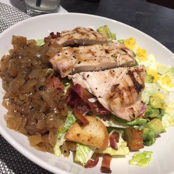 Burtons Grill & Bar - Cobb salad with grilled chicken and sautéed onions was DELICIOUS! - New American Near Me - Sterling, Virginia