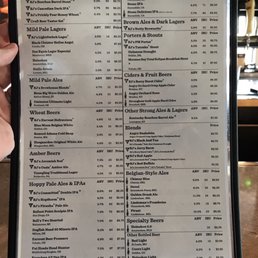 I was pretty impressed by the beer list, BJ's brand, locals, great regionals, etc. I was pretty impressed by the beer list, BJ's brand, locals, great regionals, etc.