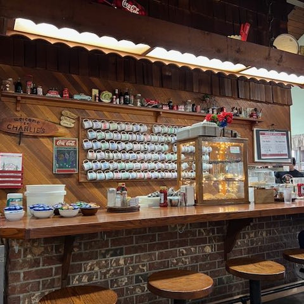 Charlie's Cafe - Coffee cups for regulars. - American Near Me - Enumclaw, Washington