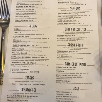 Harry & Izzy's - Lunch Menu - Steakhouses Near Me - Indianapolis, Indiana
