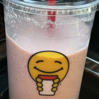 Scooter's Coffee - Strawberry banana smoothie - Coffee & Tea Near Me - Round Rock, Texas