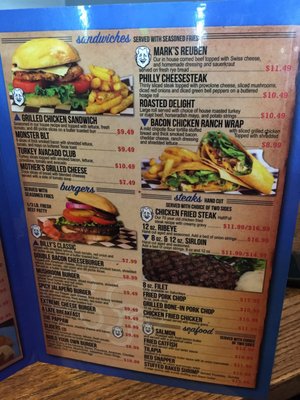 Menu photo 4 Billy's Grille & Bar Bay City, TX
