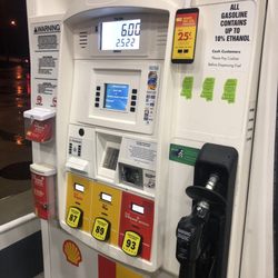 Shell - Overdraft charge of $160 at pump 1.