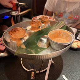 Alex torching our uni mentaiko! Thanks ALEX you da best.