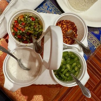 Thai Rainbow - Chili Pepper Condiment Tray - Thai Near Me - Middle River, Maryland