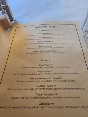 Menu photo 6 La Bonne Table San Diego, CA Menu photo 6 La Bonne Table San Diego, CA