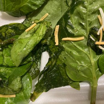 Pizza For U - spinach leaves with cheese on top - Pizza Near Me - Shorewood, Illinois