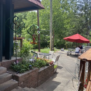 Foragers Canteen - View from patio seating - Tacos Near Me - Sylva, North Carolina Foragers Canteen - View from patio seating - Tacos Near Me - Sylva, North Carolina