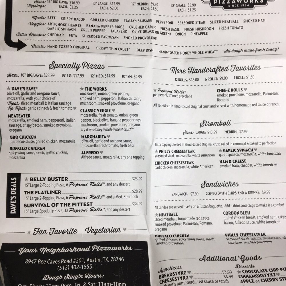 Menu Menu