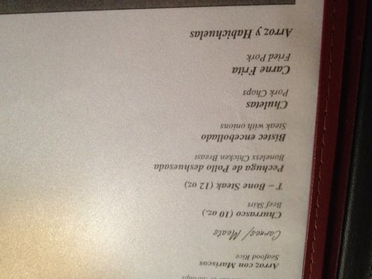Menu photo 7 Daniel's Punta Santiago, PR