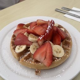 Belgian waffle Belgian waffle