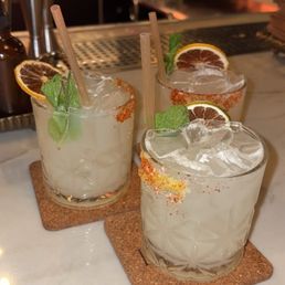 Masha made us these lychee margaritas best drink I ever had in my entire life and I'm an alcoholic