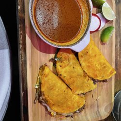 Estrellita Poblana - The Quesa-Birria with Consome tacos were DELICIOUS.