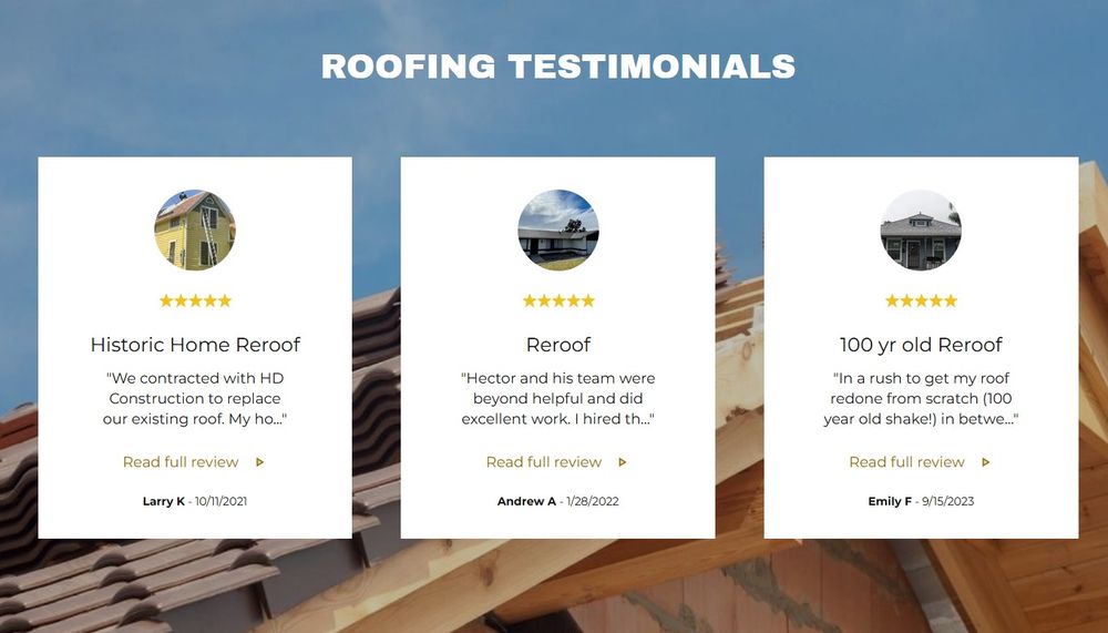 Slide of HD Construction & Remodeling