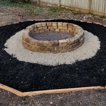 Cumberland Handyman Solutions - Firepit we built with homeowner's rocks they already had. - Handyman Near Me Cumberland Handyman Solutions - Firepit we built with homeowner's rocks they already had. - Handyman Near Me