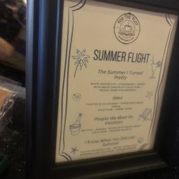Summer menu