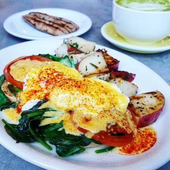Millie's Cafe - Pasadena - Eggs Florentine was so good - Breakfast & Brunch Near Me - Pasadena, California