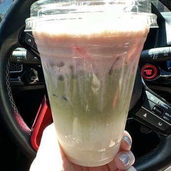Mugs Coffee And Grub - Strawberries and cream iced matcha - Coffee & Tea Near Me - White Lake, Michigan Mugs Coffee And Grub - Strawberries and cream iced matcha - Coffee & Tea Near Me - White Lake, Michigan