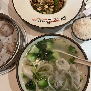 Dim Sum Factory - Shanghai Wonton Noodle Soup Kung Pao Chicken Steamed Chicken Soup Dumpling(5) - Dim Sum Near Me - Flourtown, Pennsylvania Dim Sum Factory - Shanghai Wonton Noodle Soup Kung Pao Chicken Steamed Chicken Soup Dumpling(5) - Dim Sum Near Me - Flourtown, Pennsylvania