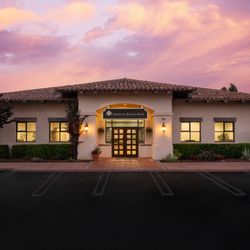 American Riviera Bank - Sunsetting behind the Santa Maria branch