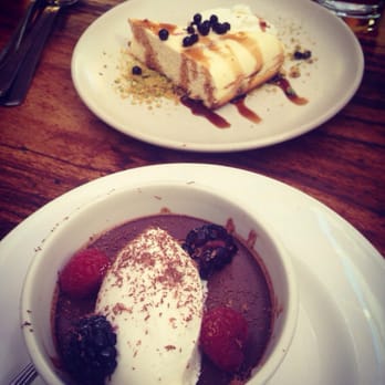 Zut On Fourth - Ricotta cheese cake and port de creme... - Mediterranean Near Me - Berkeley, California Zut On Fourth - Ricotta cheese cake and port de creme... - Mediterranean Near Me - Berkeley, California