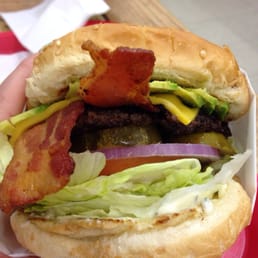 Giant Double Bacon Cheeseburger