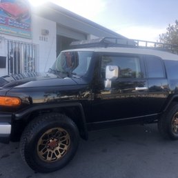 Exterior outside entrance of Sam's Sparkle Shop - Freshly polished and sealed FJ - Sparks, Nevada Exterior outside entrance of Sam's Sparkle Shop - Freshly polished and sealed FJ - Sparks, Nevada