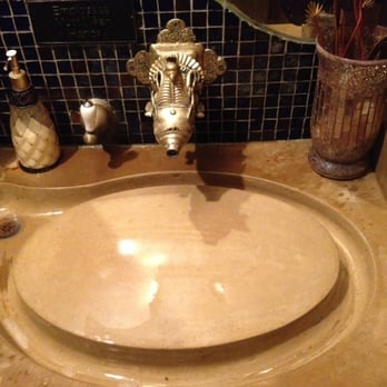 Origin French Thai - Coolest bathroom sink ever - Thai Near Me - Basking Ridge, New Jersey
