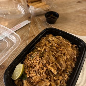 The Bangkok - TomYum Pad Thai and spring rolls - Vietnamese Near Me - Melrose, Massachusetts