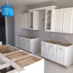 Statewide Cabinetry & Installation - Beautiful white cabinets going in for a thrilled customer! #SCICabinets