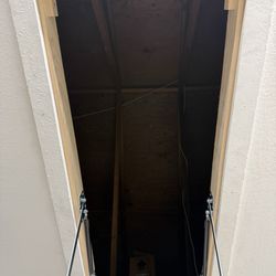 Attic ladder install