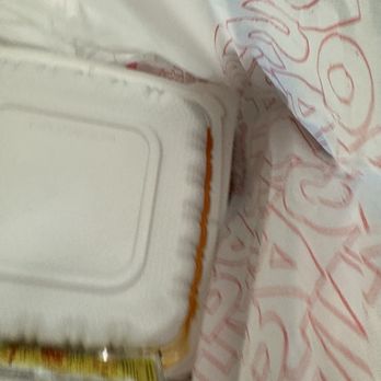 ChaCha Eggroll & Food - Sauce spill on box. - Food Trucks Near Me - Chico, California ChaCha Eggroll & Food - Sauce spill on box. - Food Trucks Near Me - Chico, California