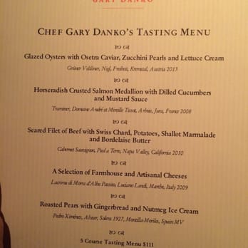 Gary Danko - Tasting menu - New American Near Me - San Francisco, California