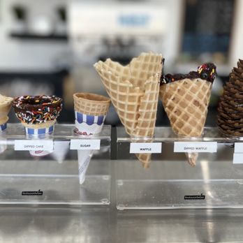 Ice Cream Garage - Five cones to choose from at the Ice Cream Garage ; plus pine cone. LOL JK - Ice Cream & Frozen Yogurt Near Me - Standale, Michigan Ice Cream Garage - Five cones to choose from at the Ice Cream Garage ; plus pine cone. LOL JK - Ice Cream & Frozen Yogurt Near Me - Standale, Michigan
