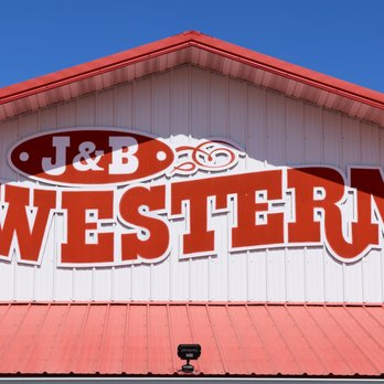 J&B Western Store - Close up of our store name. - Horse Equipment Shops Near Me - Pillager, Minnesota J&B Western Store - Close up of our store name. - Horse Equipment Shops Near Me - Pillager, Minnesota