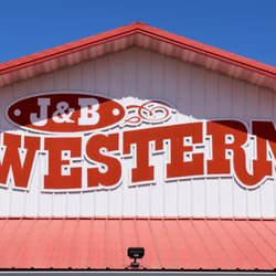 J&B Western Store - Close up of our store name.