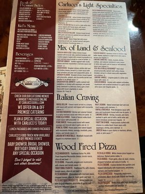 Menu photo 3 Carlucci's Grill - West Windsor Princeton Junction, NJ Menu photo 3 Carlucci's Grill - West Windsor Princeton Junction, NJ