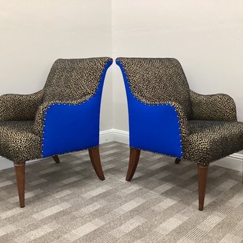 Artisan Interiors - Reupholstered mid century chairs. - Furniture Reupholstery Near Me - Sacramento, California