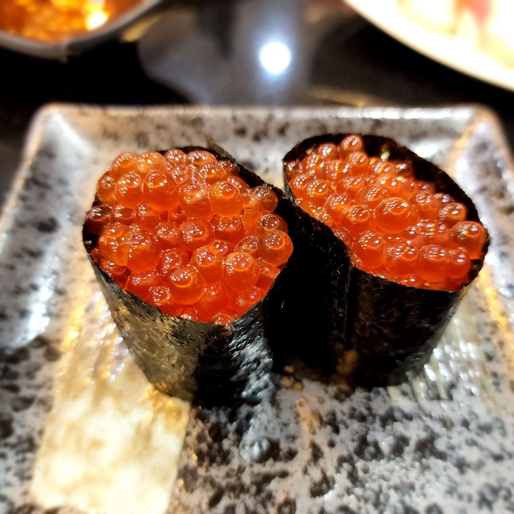 Kazoku Sushi - Ikura Nigiri - Sushi Bars Near Me - Kapolei, Hawaii Kazoku Sushi - Ikura Nigiri - Sushi Bars Near Me - Kapolei, Hawaii