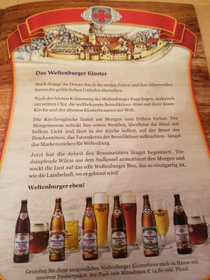 Menu photo 4 Weltenburger am Dom Regensburg, BY Menu photo 4 Weltenburger am Dom Regensburg, BY