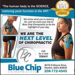 Blue Chip Chiropractic - Press Ad