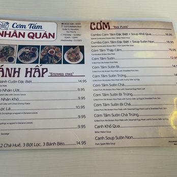 Ocean Da Nang Quan - Menu - Vietnamese Near Me - Houston, Texas Ocean Da Nang Quan - Menu - Vietnamese Near Me - Houston, Texas
