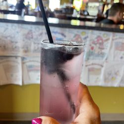 Rock-A-Fellas Sports Grille - Lavender vodka with blueberries