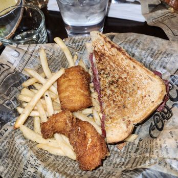 Durty Nelly's Irish Pub - Half a rueben sandwich, fish & chips - Irish Pub Near Me - San Antonio, Texas Durty Nelly's Irish Pub - Half a rueben sandwich, fish & chips - Irish Pub Near Me - San Antonio, Texas