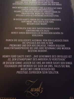 Menu photo 1 Prestige Wolfsburg, NI